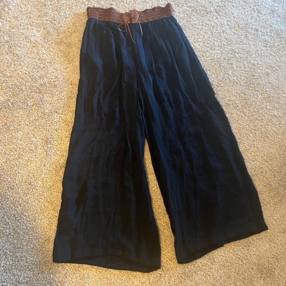 Poetry wide leg pant lace‎ waist large - Picture 2 of 8